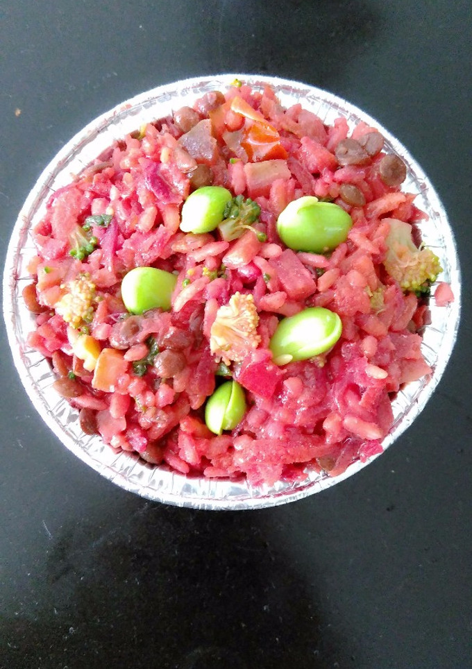 Foto resep Nasi tim merah (mpasi +10) no gulgar