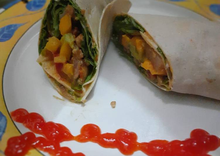 Kebab Ayam Mix salad buah