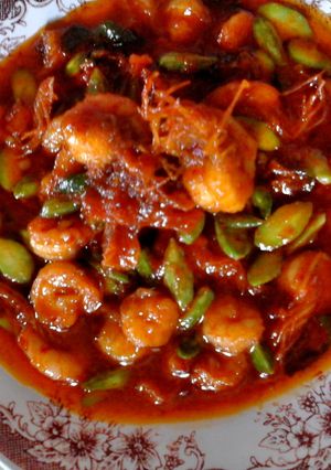 Foto resep Sambal goreng udang petai