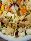Salada de Delícias do Mar com Abacate