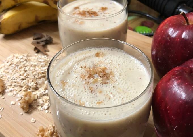 Simple Way to Make Gordon Ramsay Cinnamon Fruit Smoothie With Oats – Breakfast Smoothie