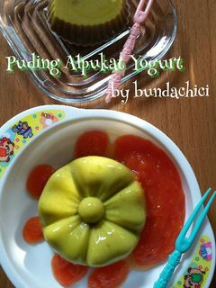 Foto resep Puding Alpukat Yogurt