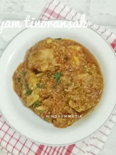 Foto resep Ayam Tinoransak khas Manado