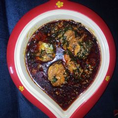 A picture of Egusi soup.