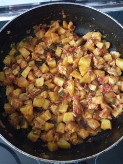 عکسی از دستور تاس کباب مرغ