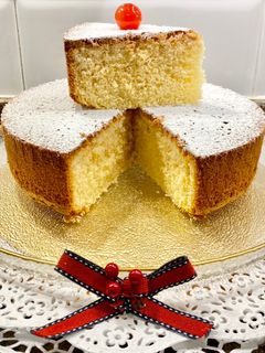 Una foto de Pastel de mantequilla, fécula de patata y almendras