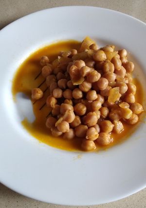 Una foto de Garbanzos guisados