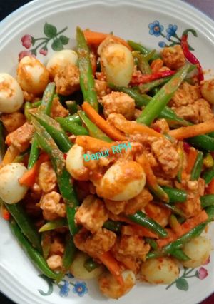 Foto resep Tumis Tempe Telur Buncis