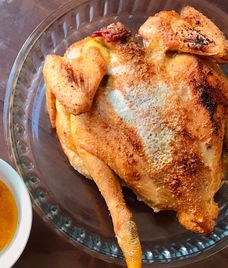 gà nướng bơ tỏi