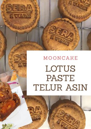 Foto resep Mooncake Lotus Telur Asin