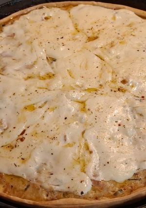 Una foto de Tarta de jamón, queso y repollo