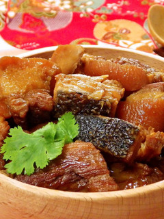 鹹鮭魚燒肉 的食譜成品照片