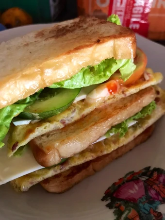 Langkah Gampang Membuat Resep Sandwich telor yang Enak Banget Anti Ribet, Lezat Sekali