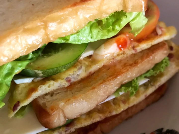 Langkah Gampang Membuat Resep Sandwich telor yang Enak Banget Anti Ribet, Lezat Sekali