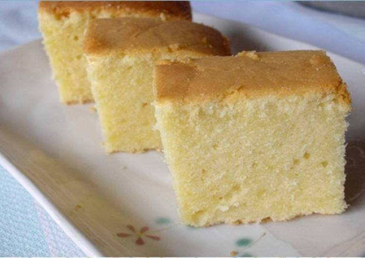 Bizcocho de leche esponjoso