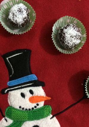 A picture of Chocolate Snow Balls! #authormarathon.