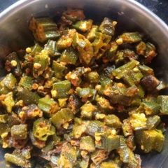 Masala Bhindi A picture of Masala Bhindi.