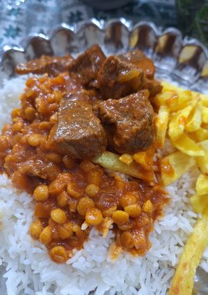 عکسی از دستور خورشت قیمه