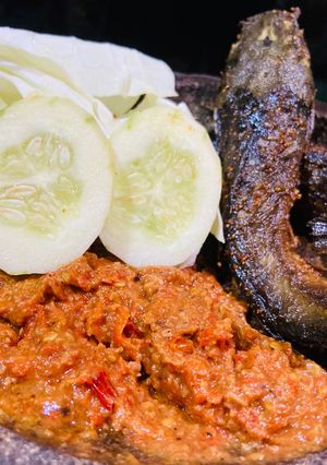 Foto resep Penyetan Lele Sambal Kemiri