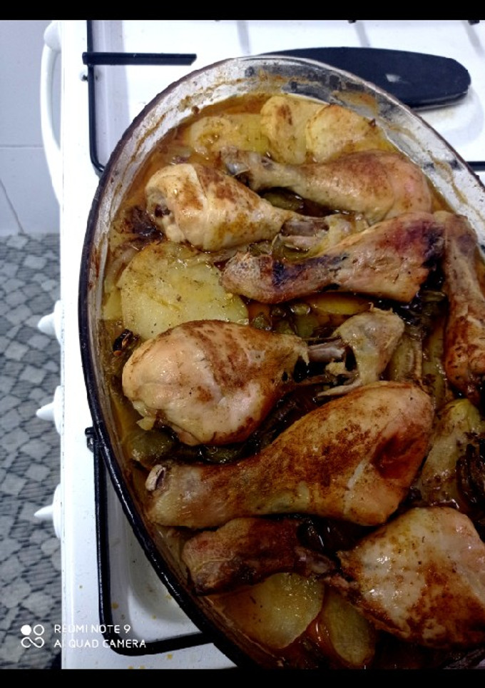 Una foto de Jamoncitos de pollo al horno