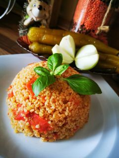 صورة لوصفة برغل ب بندورة 🍅🌺