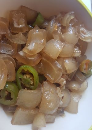 Foto resep Oseng kikil cabe hejoo