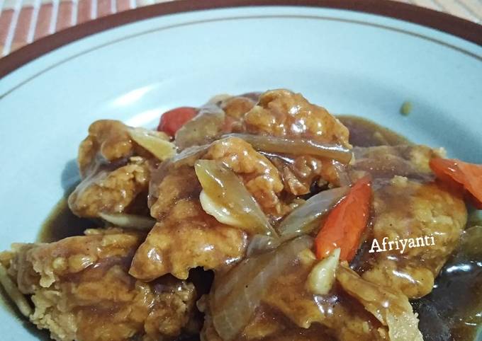 Ayam Crispy Saus Teriyaki