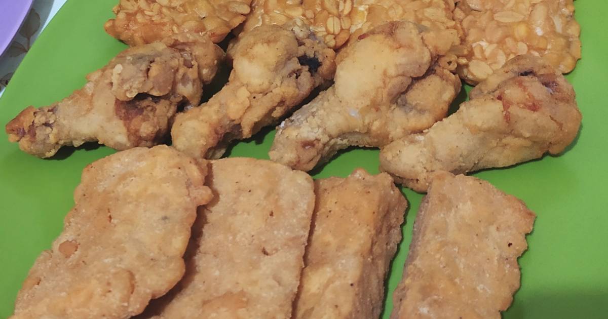 Resep Tempe Ayam  Goreng Lapis Tepung Crispy  oleh Citra 