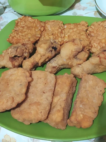 Cara Gampang Membuat Resep Tempe-Ayam Goreng Lapis Tepung Crispy yang Bisa Manjain Lidah Anti Ribet, Lezat
