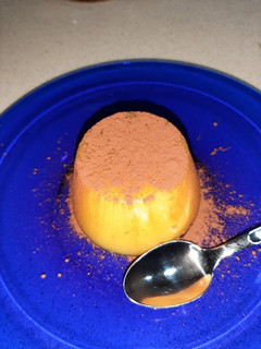 Una foto de Flan de Naranja