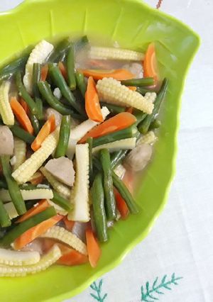 Foto resep Tumis Sayur Baso Saus Tiram