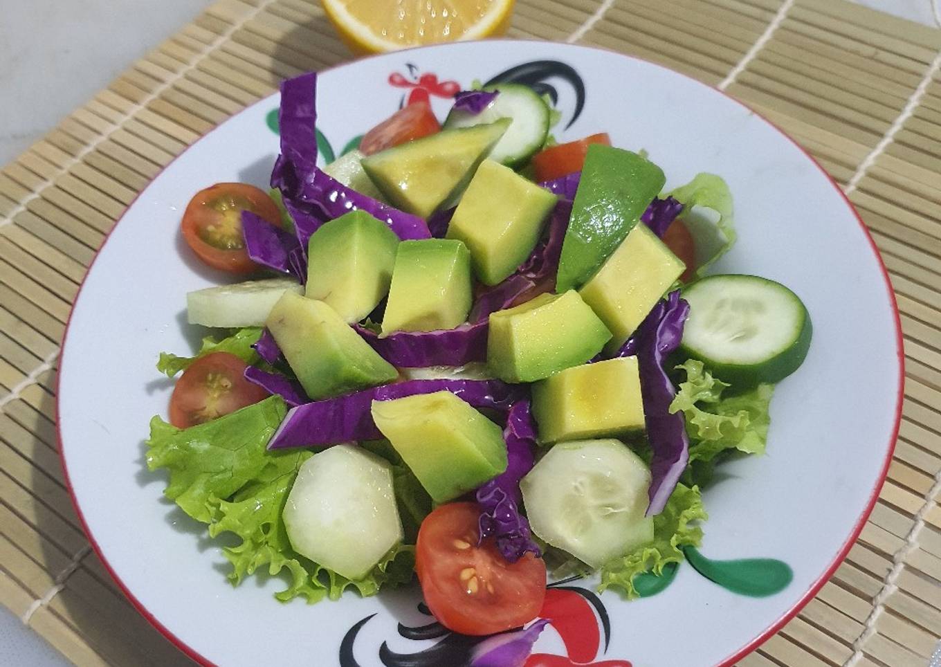 Salad sayur alpukat ala fe
