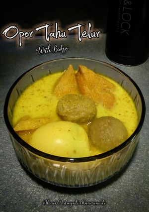 Foto resep Opor Tahu Telur With Bakso