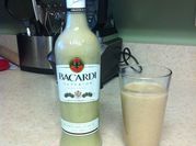 A picture of alcohol eggnog