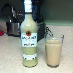 A picture of Coquito (Puerto Rican Eggnog).