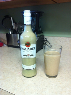 A picture of Coquito (Puerto Rican Eggnog).