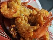 Gambar udang tempura tepung roti