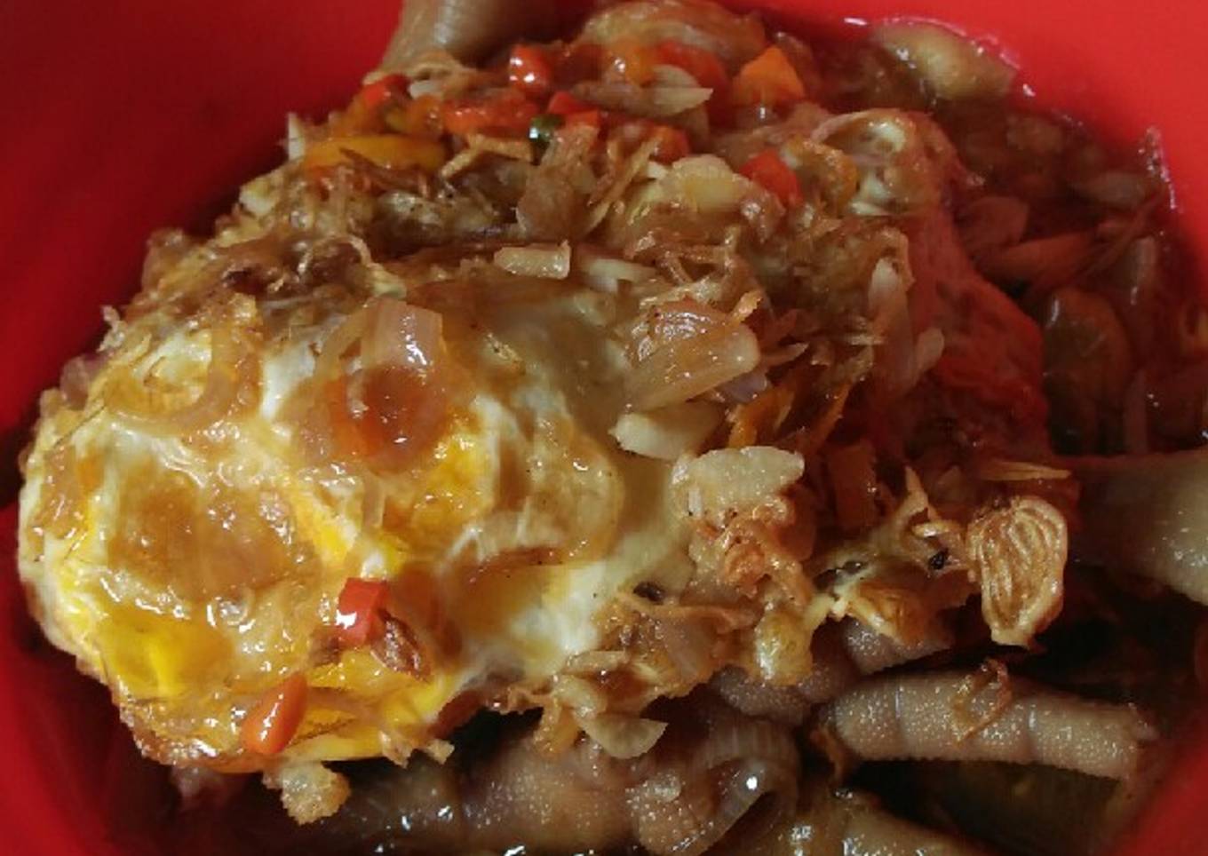 Telur Ceker Kecap (sarapan simple)