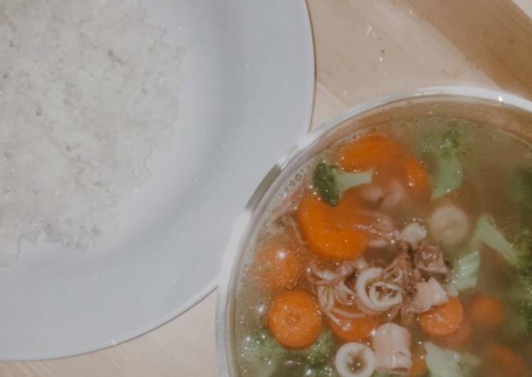 Resep Sayur brokoli ft cumi asin🦑🥦, Anti Gagal