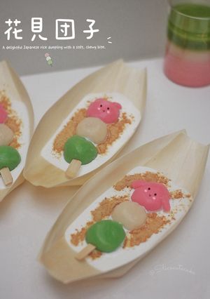 Foto resep Hanami Dango - Tricolor Mochi Tofu