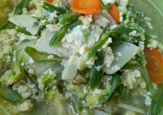 Langkah Mudah untuk Membuat #340. Sayur Tumis Putih Telur yang Lezat Sekali