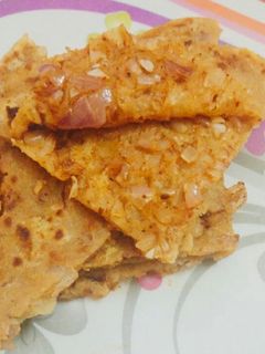 प्याज का भरवा पराठा (Onion paratha recipe in hindi) रेसिपी मुख्य फोटो
