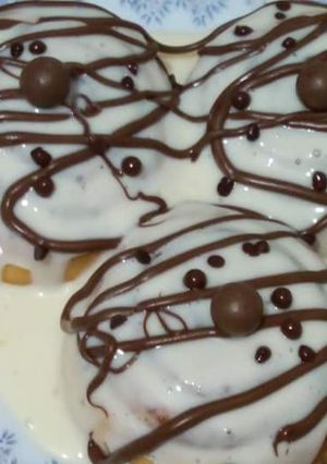 صورة لوصفة السينابون والقرفه بطعم وهمممم 😋👍