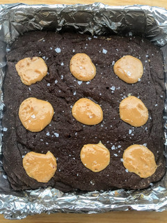 A picture of Dulce de Leche Brownies.