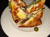 Egg in a nest sandwich