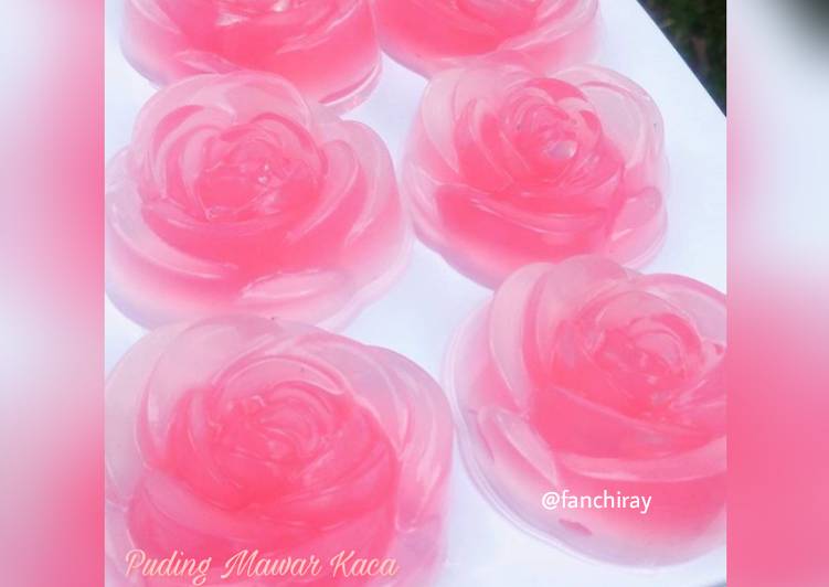 Resep Pudding Mawar Kaca yang Enak Banget