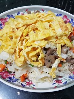 Hình của món SP.0340 - Cơm Rang Bò Viên Trứng Gà.
