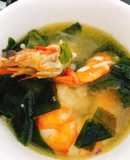 Canh rong biển em bé