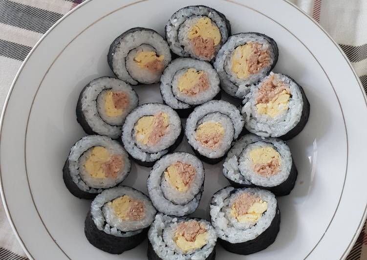 Resep Nasi Gulung ala2 Korea 🤭 Gimbap, Lezat Sekali