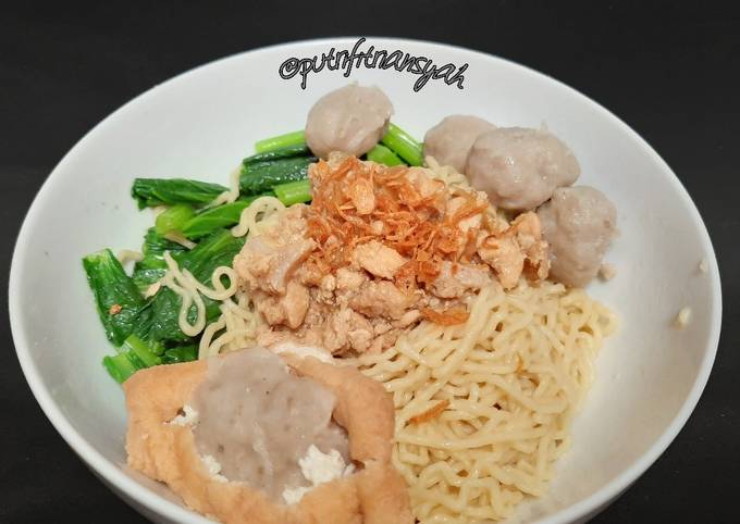 Mie ayam ala rumahan